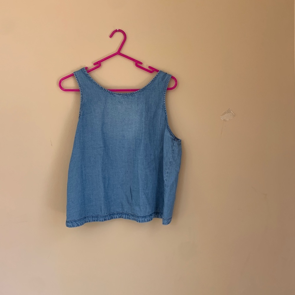 Denim Blue Top